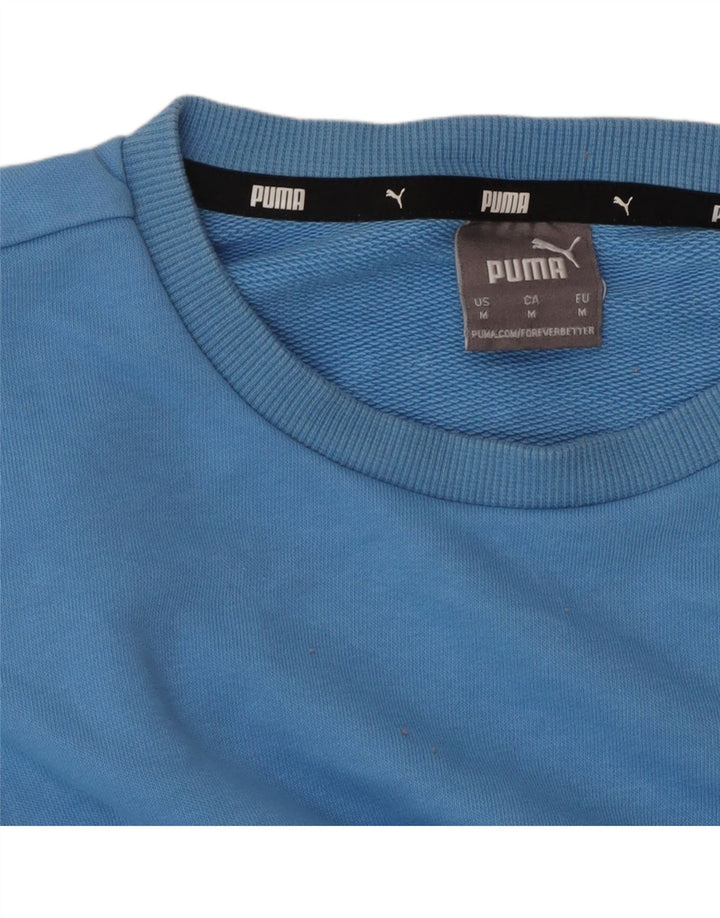 Puma Sweat-Shirt Homme Bleu Moyen Coton