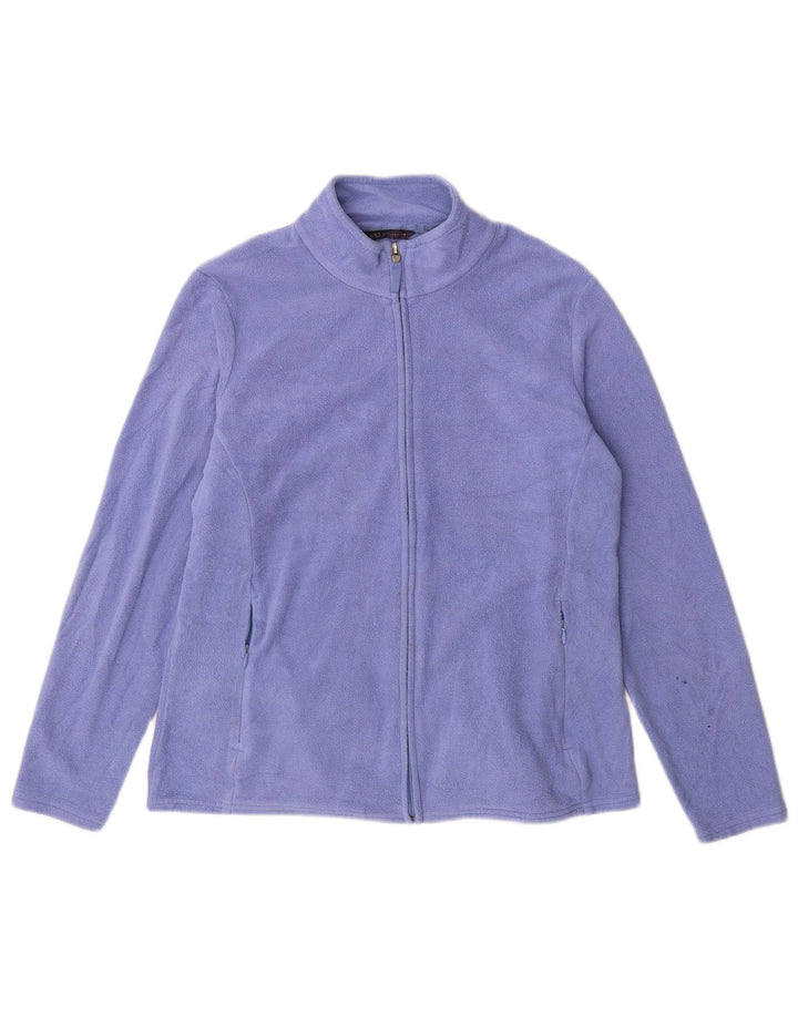 Marks & Spencer Veste polaire pour femme UK 16 Large Violet Polyester