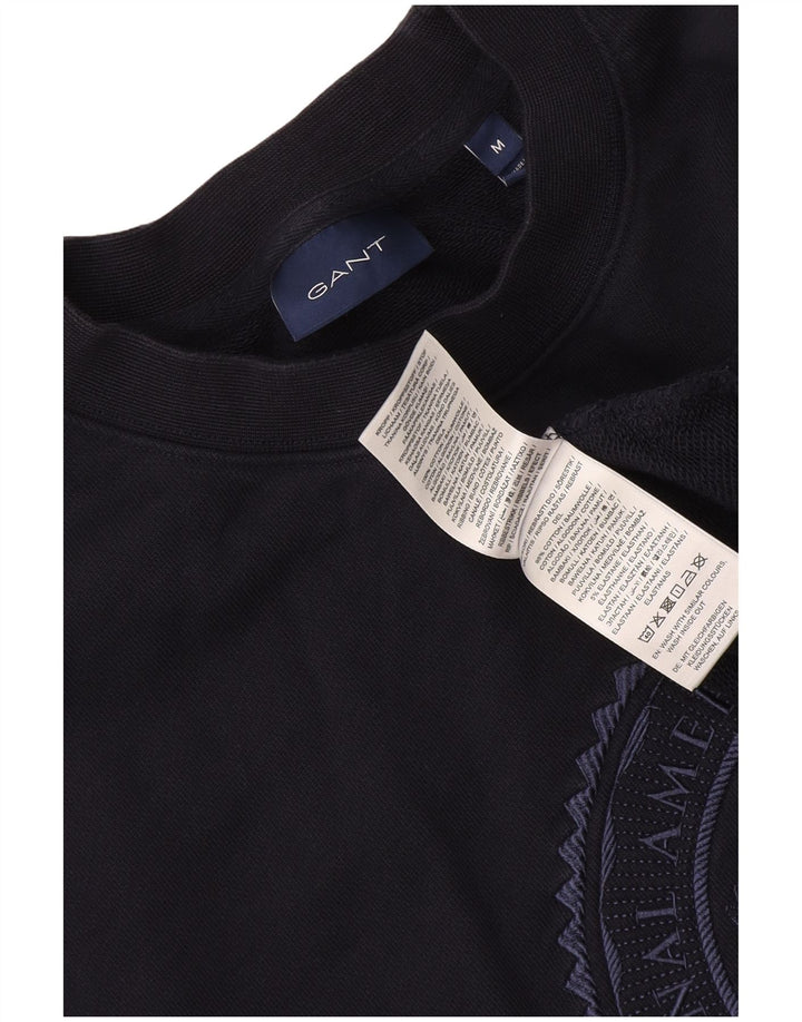 Gant Sweat-Shirt Graphique Homme Bleu Marine Moyen Coton