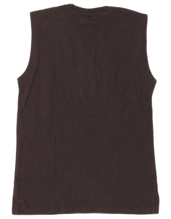 Champion Débardeur Femme UK 12 Moyen Noir Coton