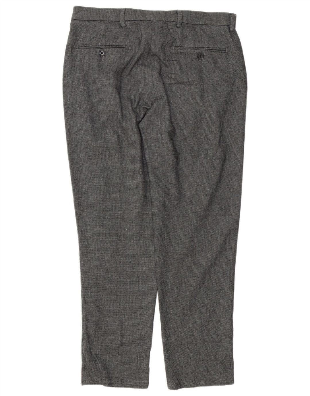 Marks & Spencer Pantalon de costume coupe ajustée pour homme W34 L28 Gris Polyester