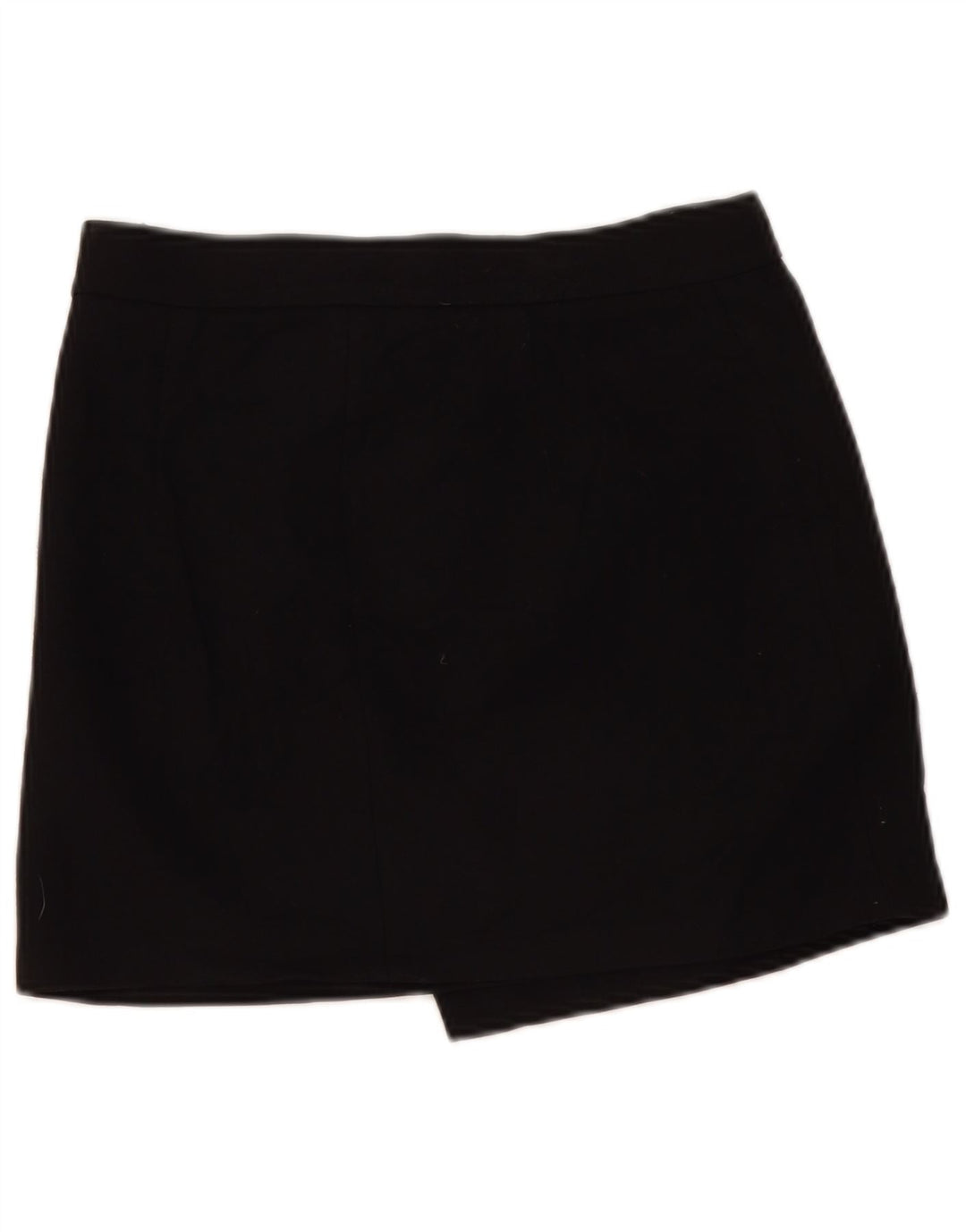 Zara Femme Jupe Portefeuille Asymétrique Small W27 Noir