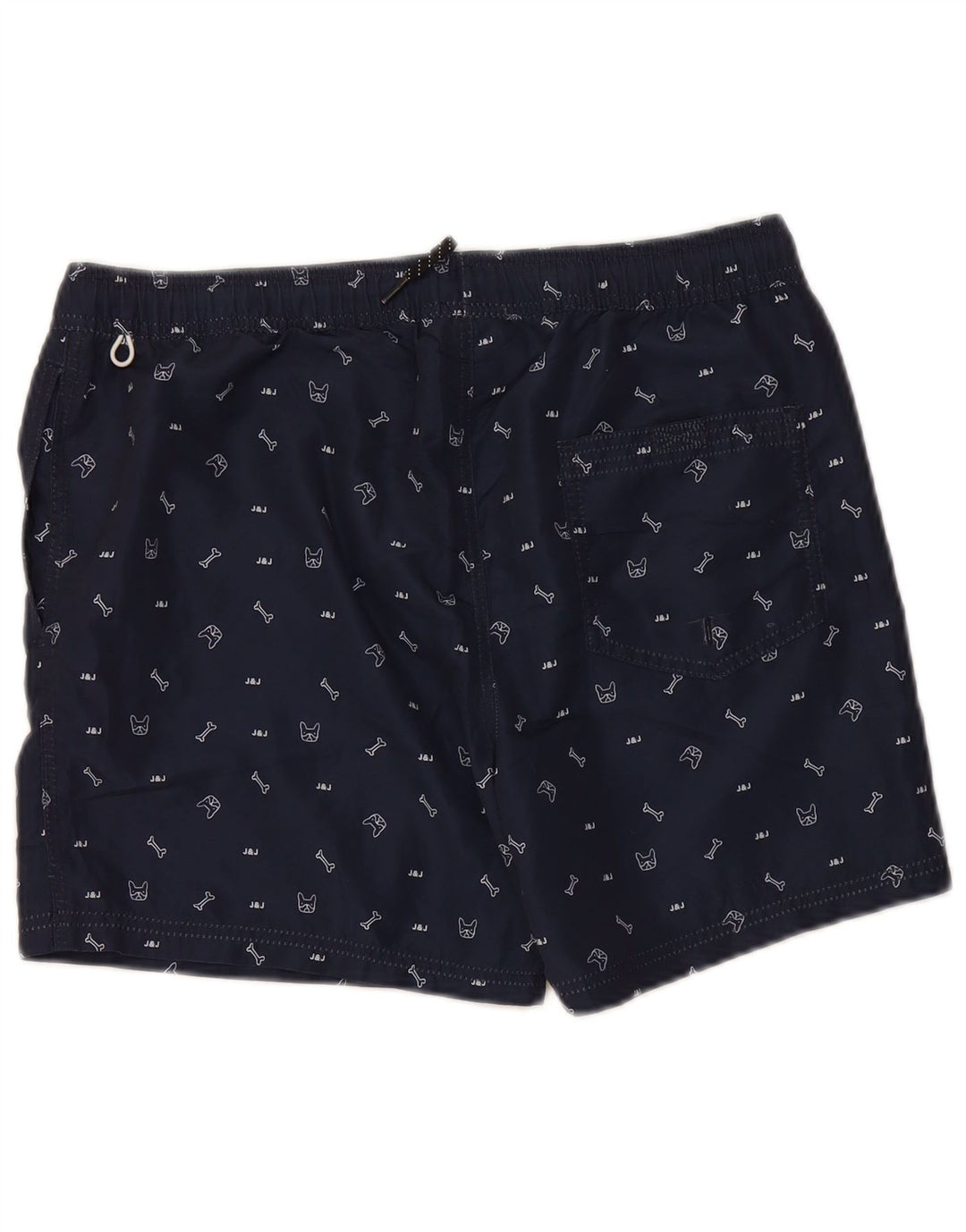 JACK & JONES Short de Bain Graphique Homme Bleu Marine Moyen Polyester