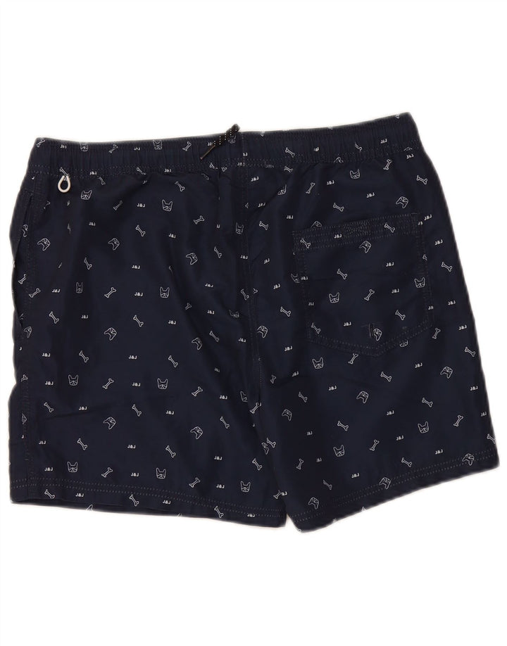 JACK & JONES Short de Bain Graphique Homme Bleu Marine Moyen Polyester