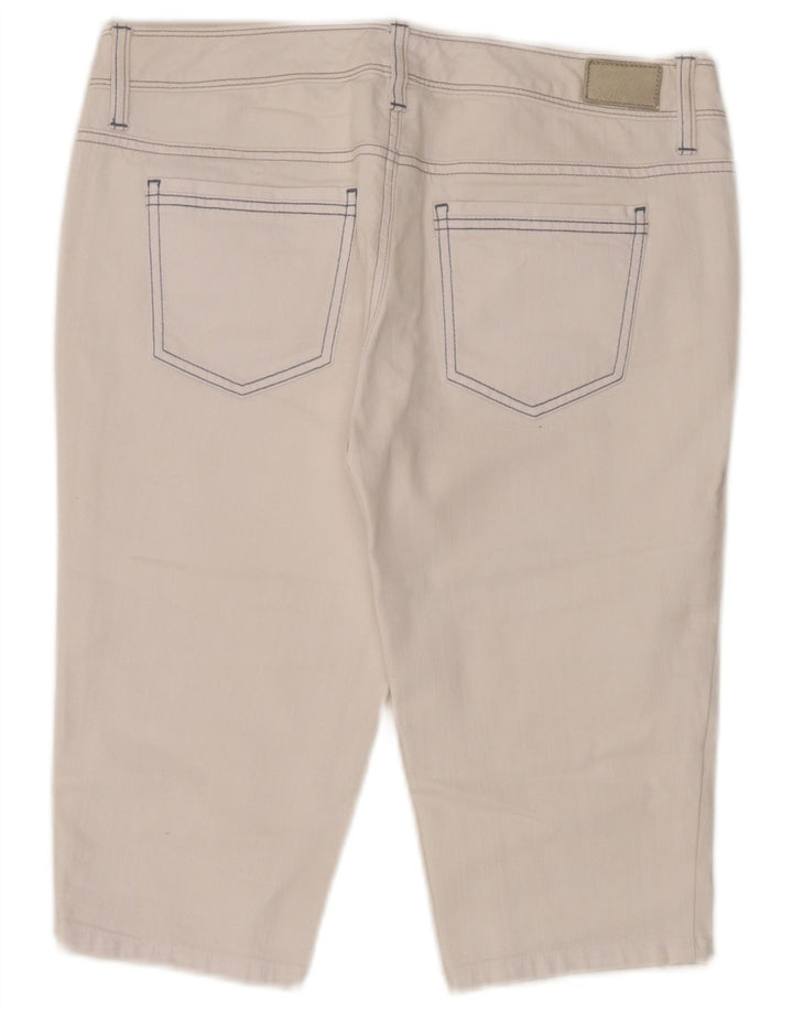 Tommy Hilfiger Bermuda Denim pour femme US 8 Medium W32 Coton blanc