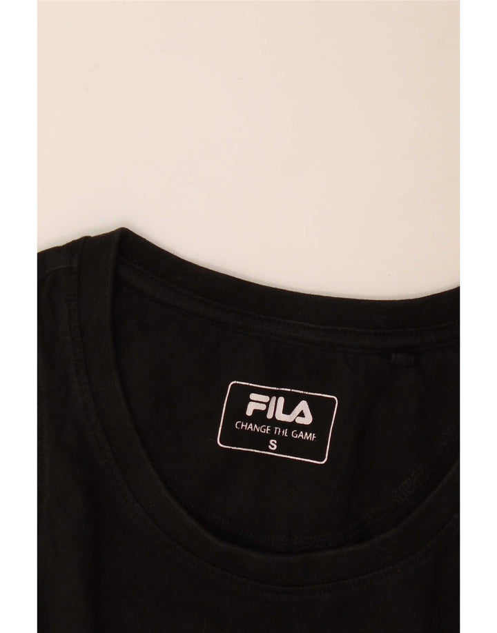 Fila Débardeur graphique pour femme UK 10 Small Noir