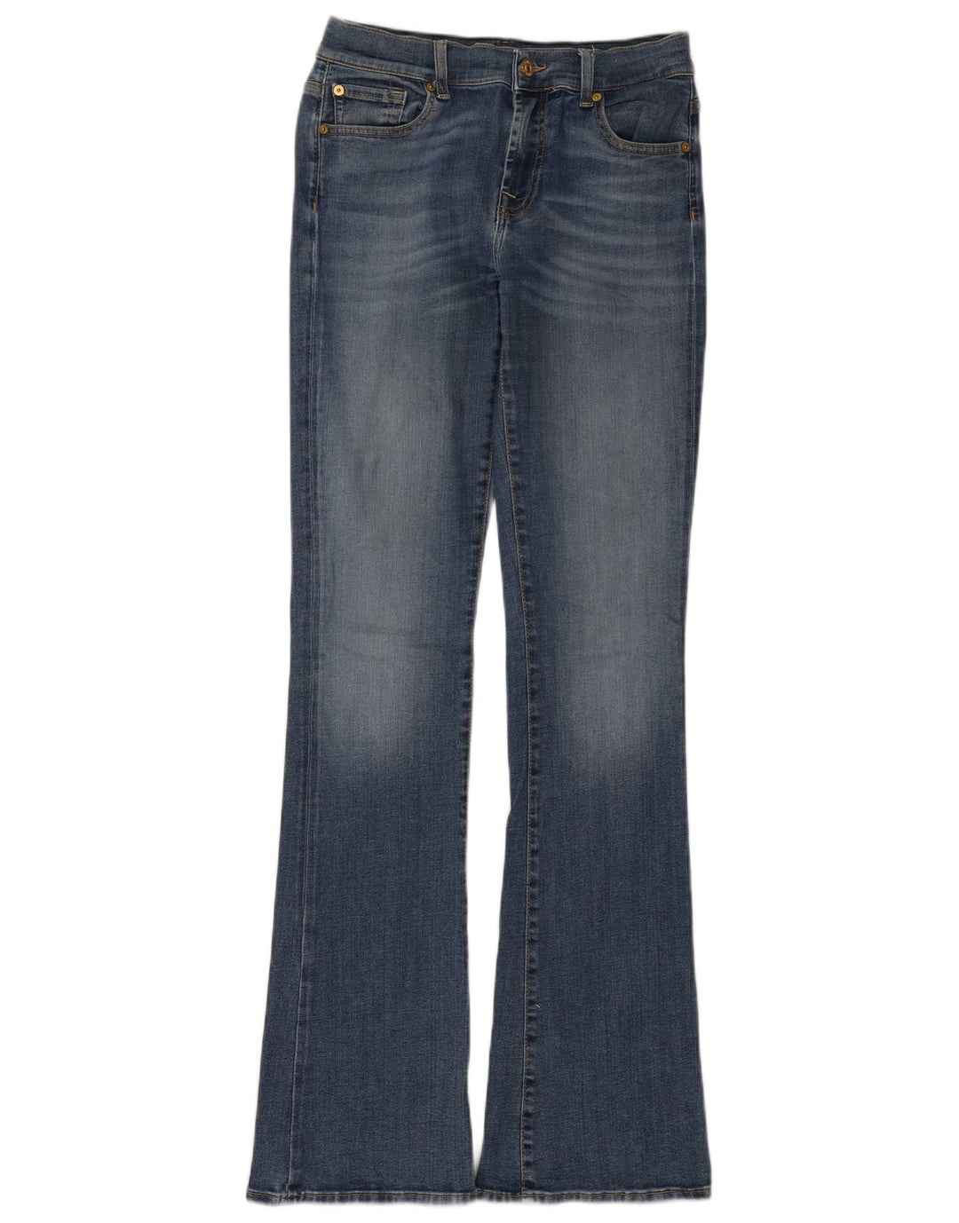 7 For All Mankind Jean évasé Femme W27 L34 Bleu
