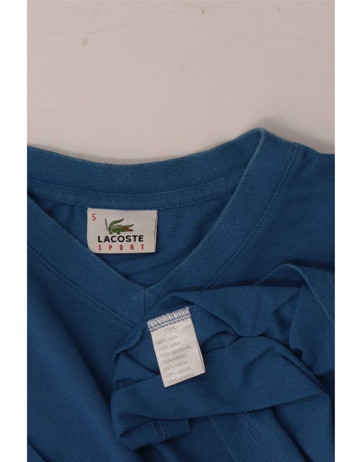 Lacoste T-Shirt Homme Top Taille 5 Grand Bleu Coton