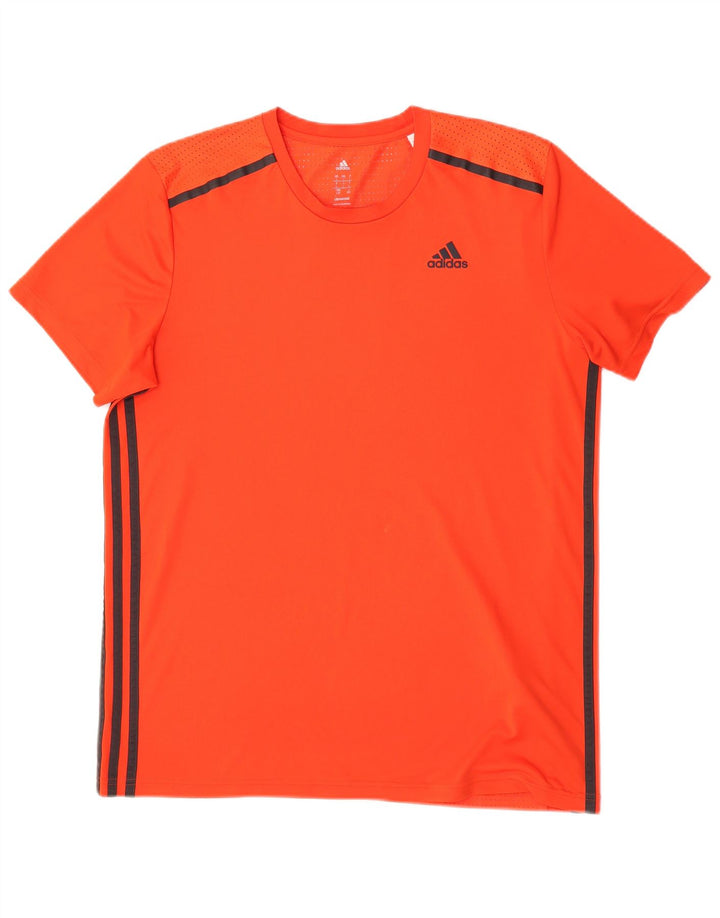 Adidas Hommes Climacool T-Shirt Haut Large Orange Polyester