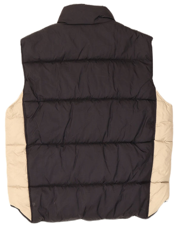 Multiblu Gilet rembourré pour homme UK 38 Medium Noir Colourblock Polyamide