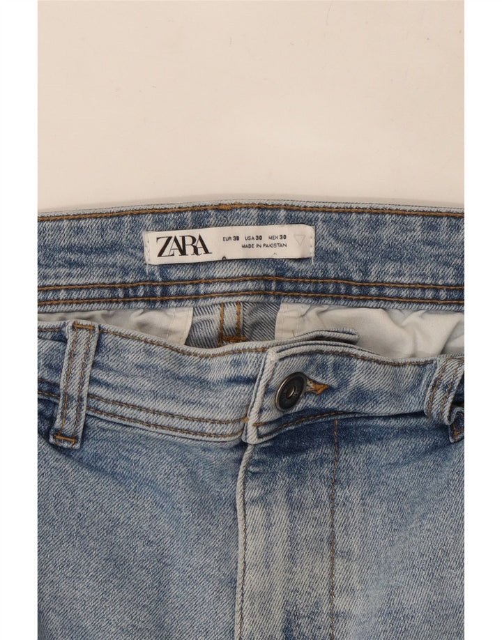ZARA Jeans fuselés pour hommes EU 38 Small W30 L26 Bleu
