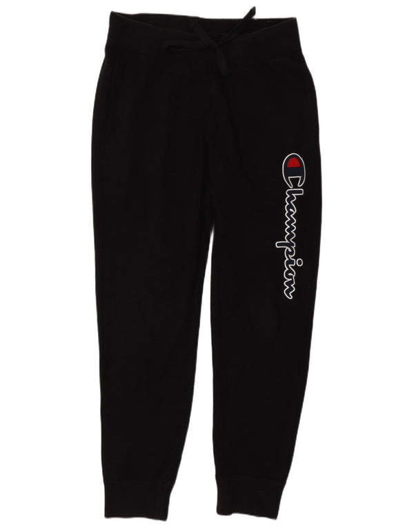 CHAMPION Pantalon de Survêtement Graphique Homme Joggers Small Noir Coton