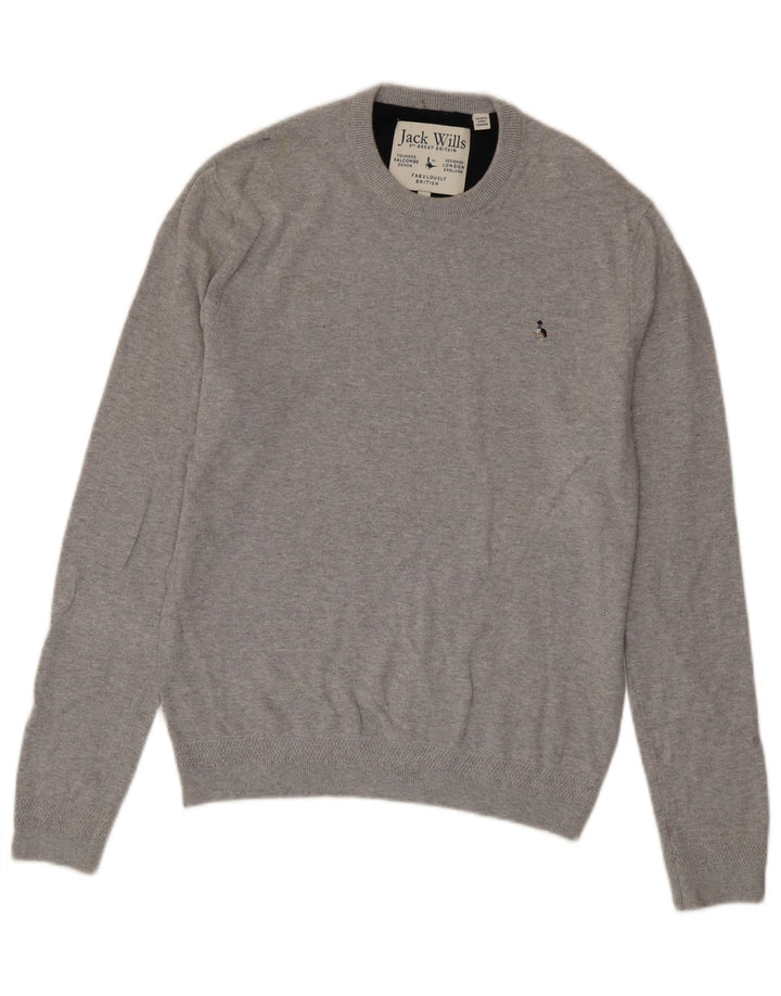Jack Wills Pull Col Rond Homme Gris Moyen