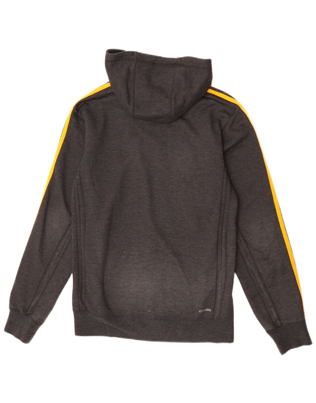 Adidas Pull à capuche zippé Climalite pour homme Petit gris Polyester