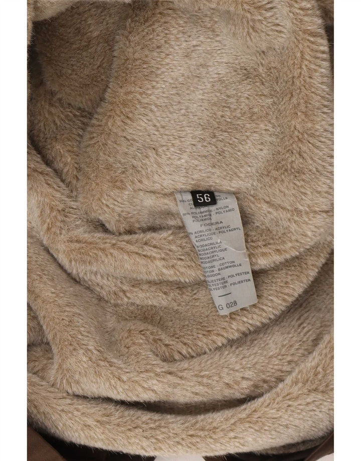 Corneliani Veste utilitaire Sherpa pour homme IT 56 3XL en coton marron