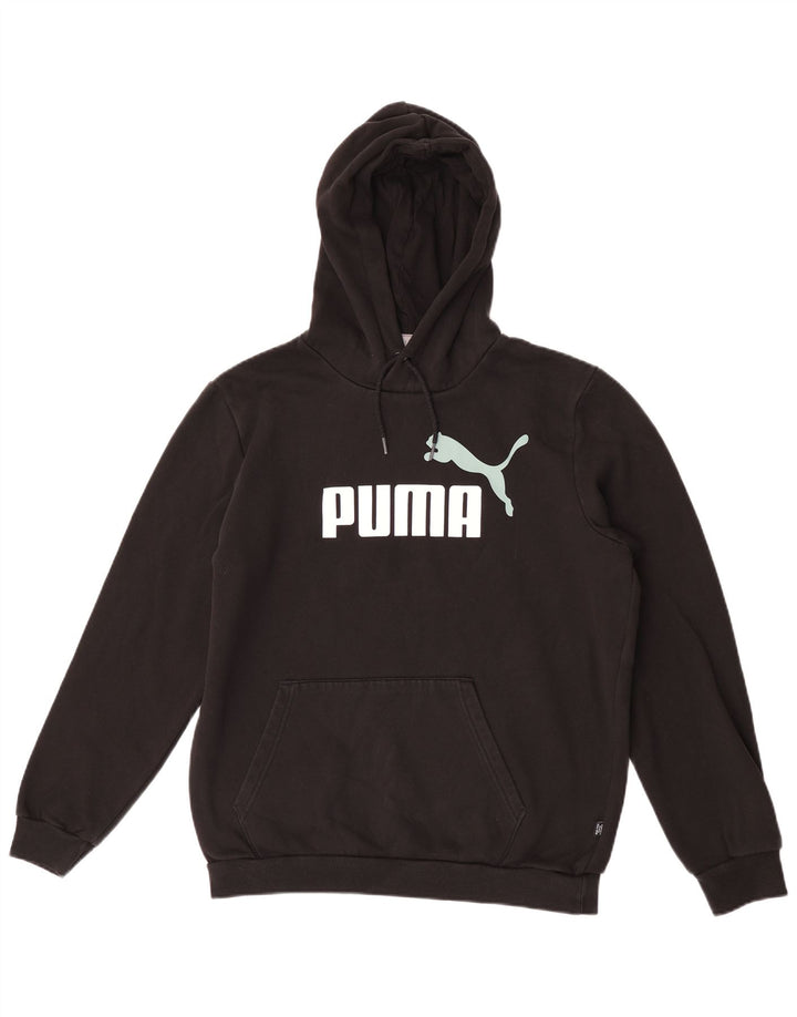 Puma Pull à Capuche Graphique Homme Noir Moyen Coton