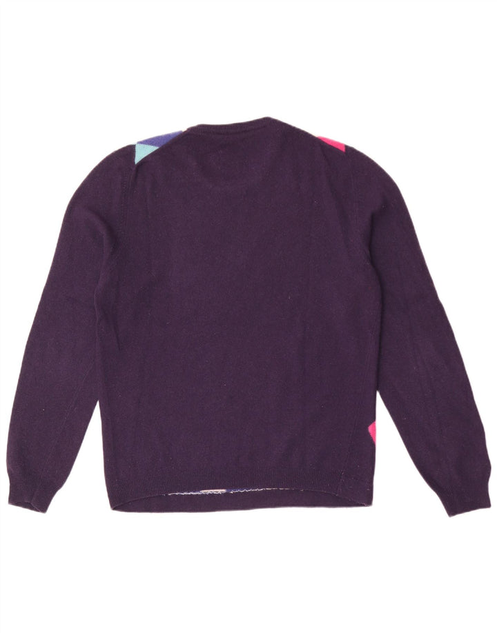 Daniele Alessandrini Pull Col Rond Homme Violet Moyen