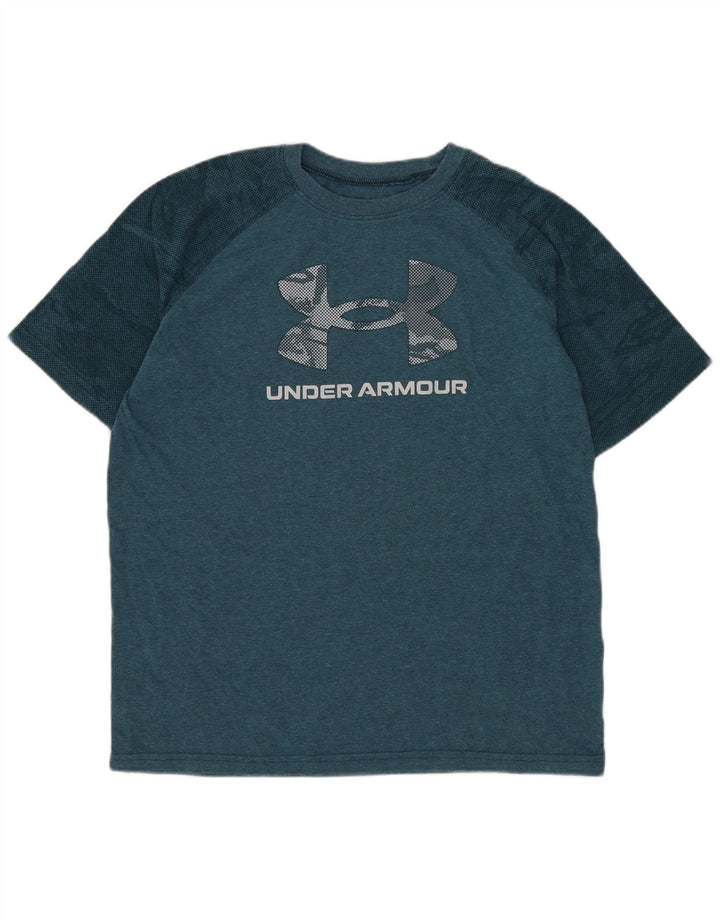 Under Armour T-Shirt Graphique Garçon 11-12 Ans Grand Bleu