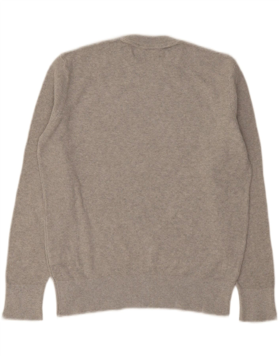 Zara Pull à col rond pour homme Petit gris Coton