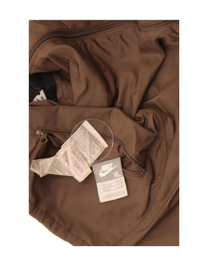 Nike Veste réversible à capuche pour homme UK 45/47 XL Marron Polyester