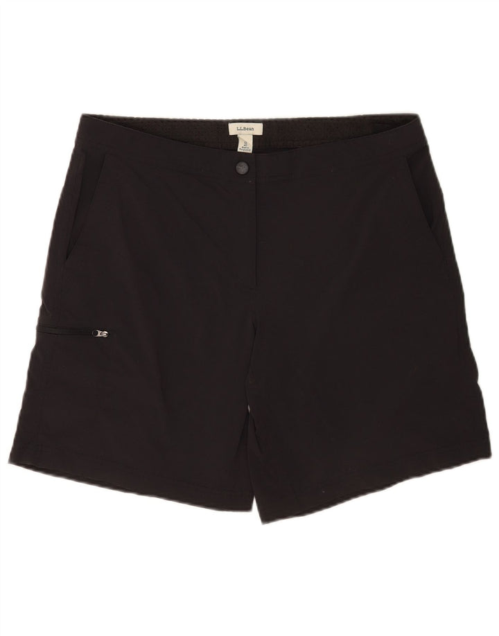 L.L.Bean Short cargo pour femme US 12 Large W34 Nylon noir