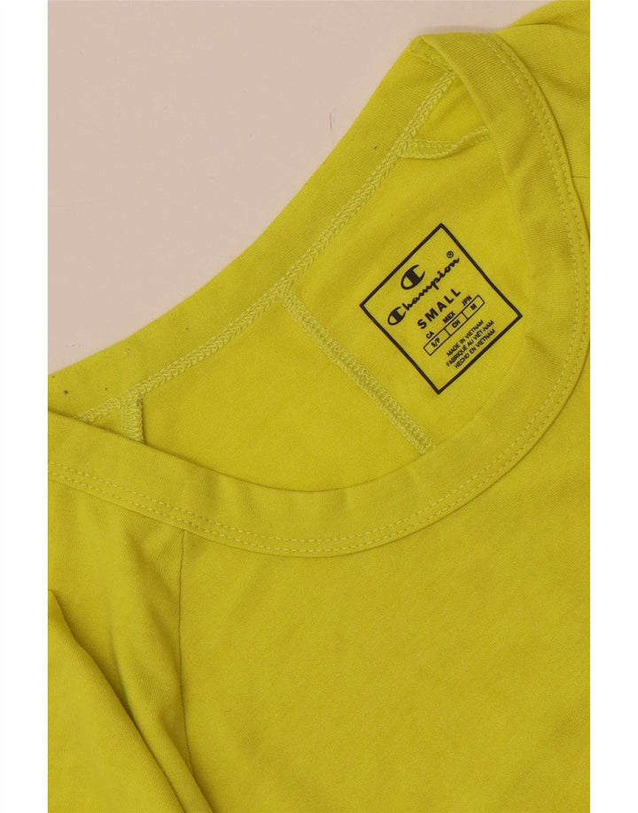 Champion T-Shirt Homme Petit Jaune Colourblock