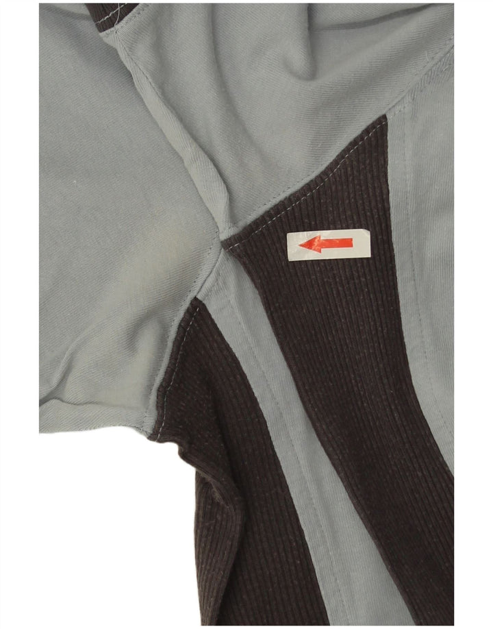 Puma T-shirt graphique pour femme UK 14 Bleu moyen Colourblock