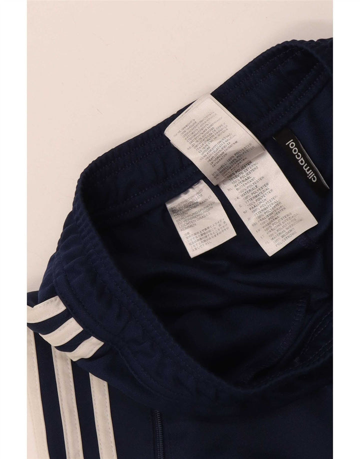 Adidas Pantalon de survêtement Climacool XS Bleu marine en polyester color block pour homme