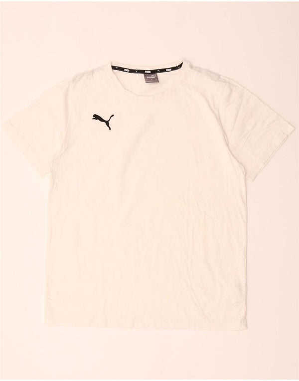 Puma T-Shirt Homme Blanc Large Coton