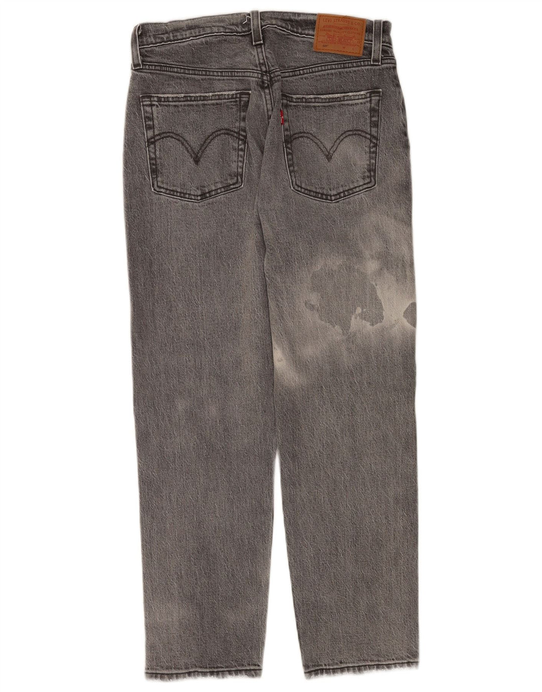Levi's Jean Droit 501 Femme W27 L26 Gris Coton
