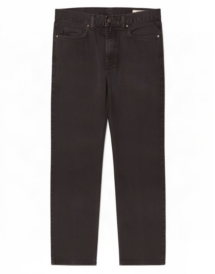 Marks & Spencer Jean droit régulier pour homme W34 L29 coton noir