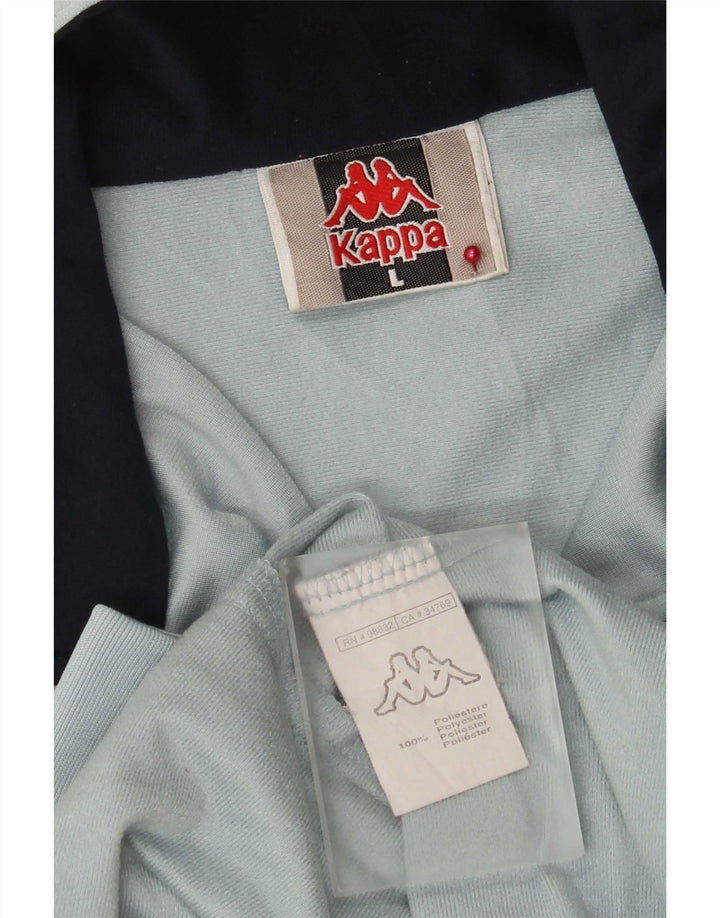 Kappa Veste de Survêtement Fille 9-10 Ans Grand Bleu Polyester