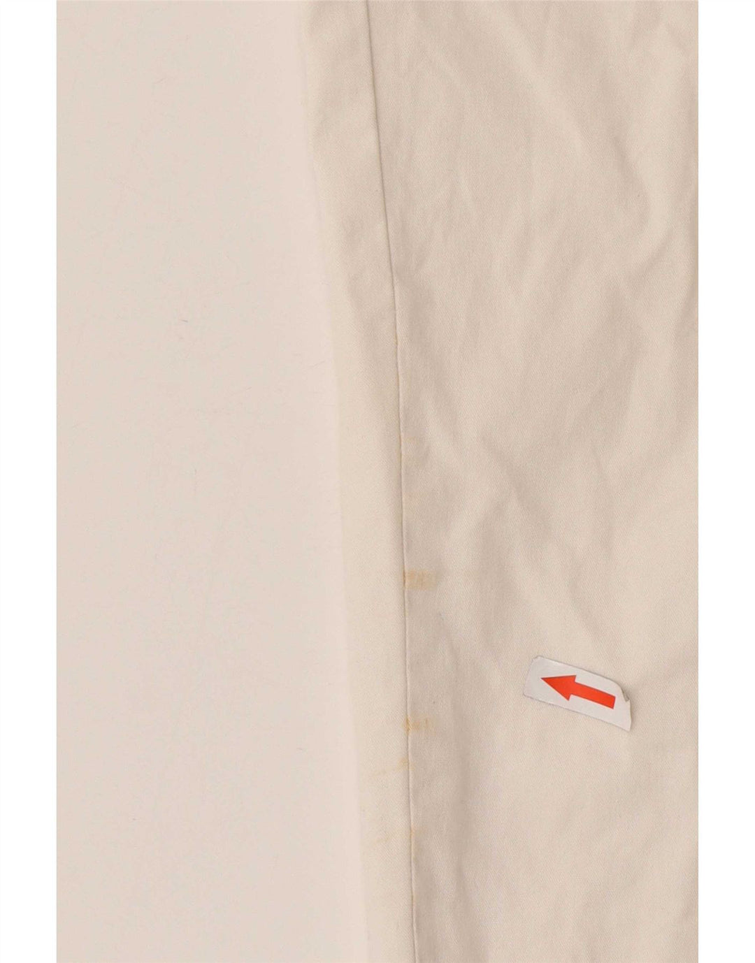 Pantalon Chino Slim Femme Zara Moyen W32 L30 Coton Blanc