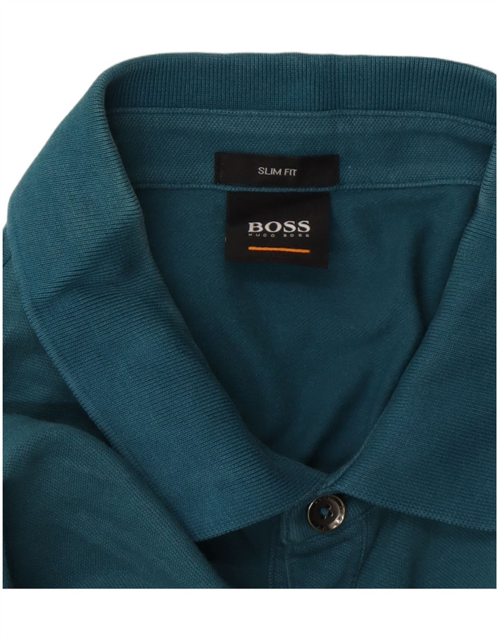 HUGO BOSS Polo Slim Fit XL Bleu Homme