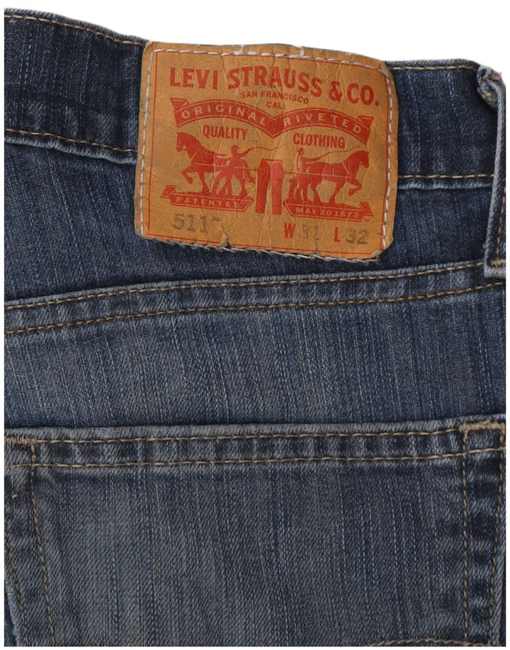 Levi's Jean Slim 511 Homme W31 L32 Bleu Coton