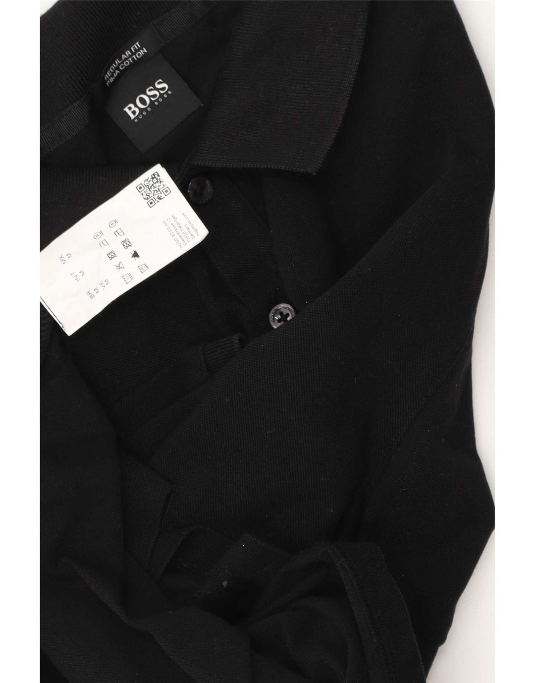 Hugo Boss Polo Regular Fit Coton Noir Moyen Homme