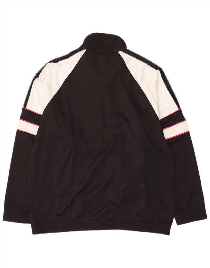 ASICS Veste de survêtement graphique pour hommes IT 56 XL Noir Colourblock