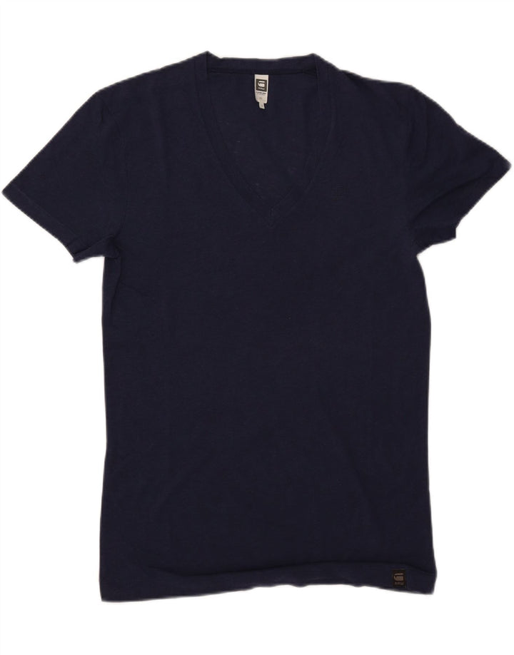 G-STAR T-Shirt Homme Bleu Marine Moyen Coton