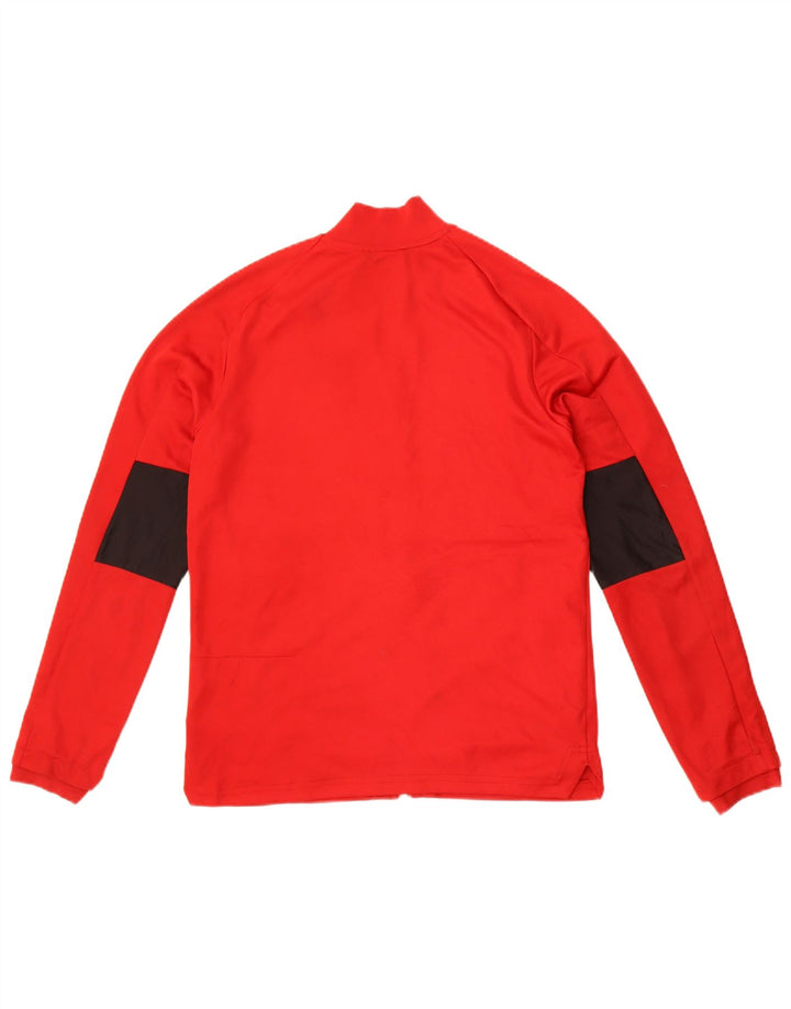 Adidas Veste de Survêtement Garçon 13-14 ans Rouge Colorblock Polyester