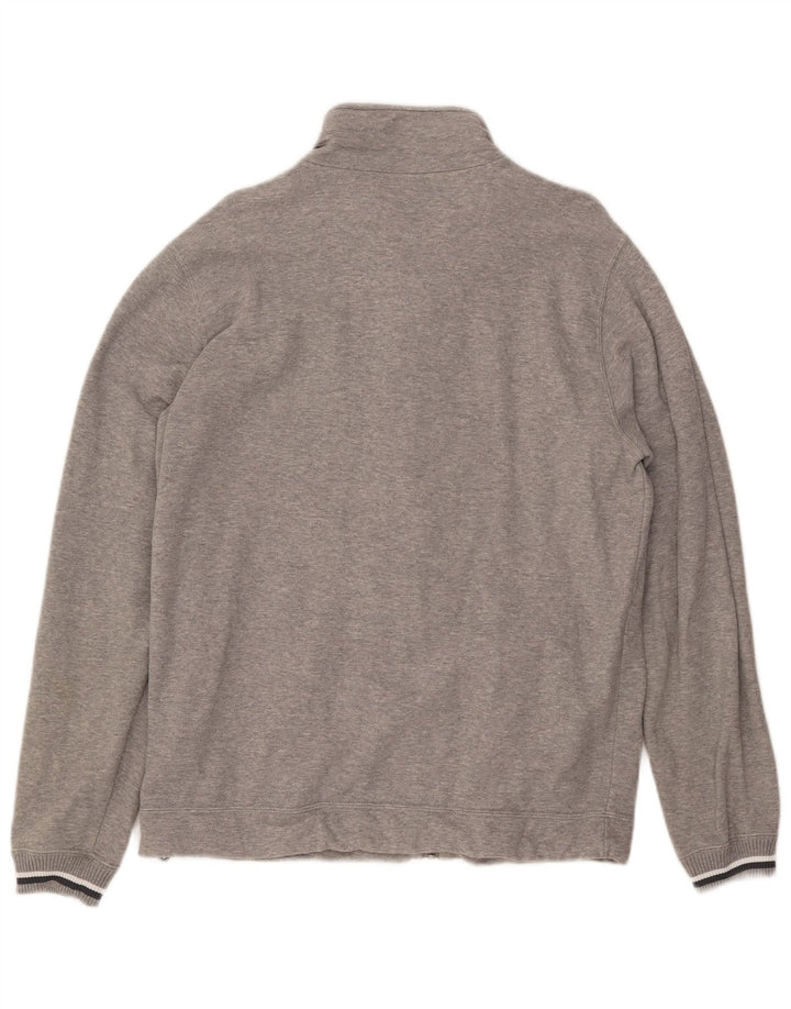 CHAMPION Veste de Survêtement Homme Large Gris Moucheté Coton