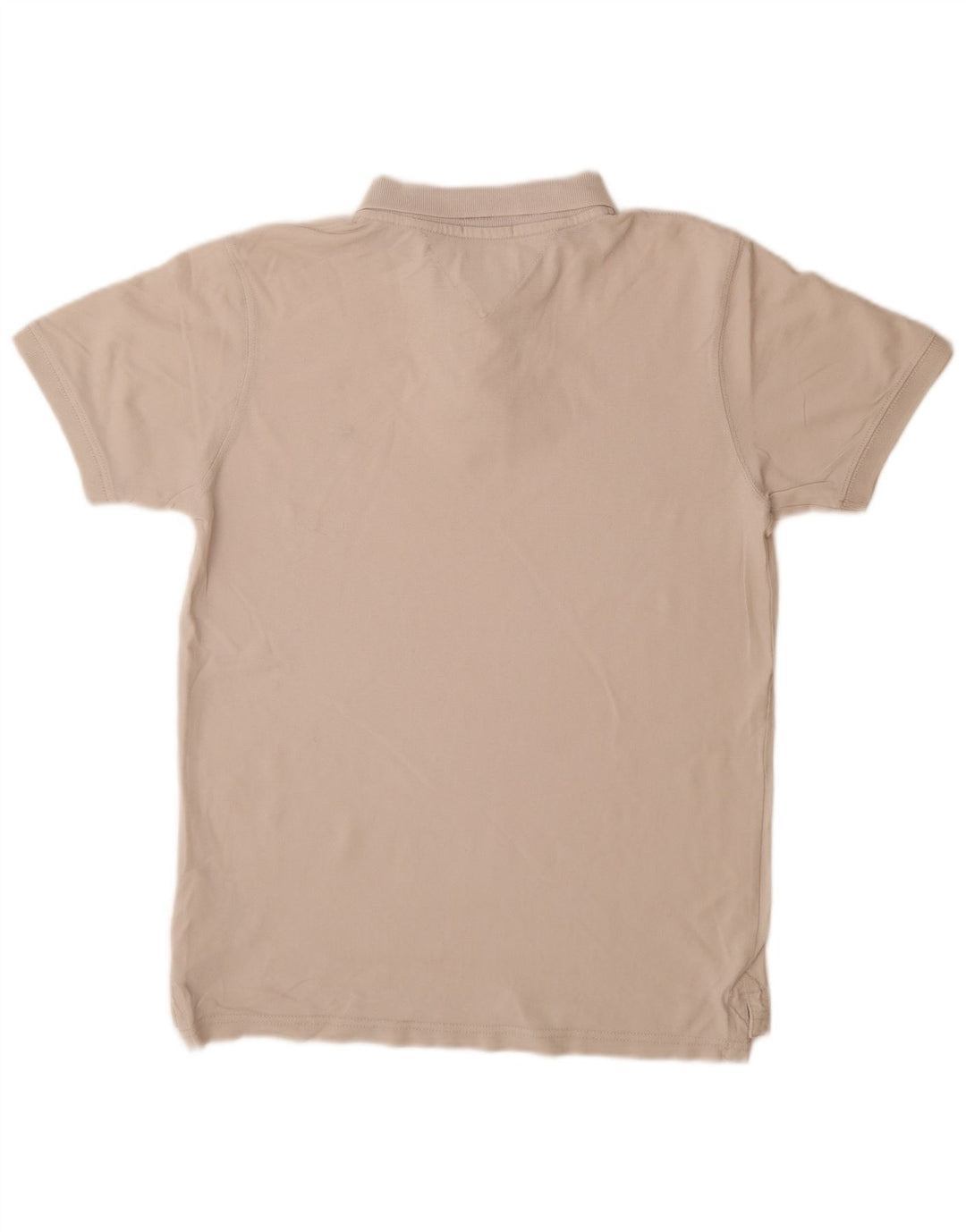 TOMMY HILFIGER Polo Homme Blanc Cassé Moyen Coton