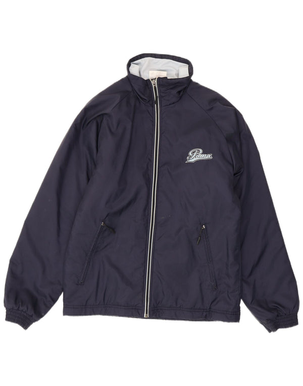 Puma Veste de Survêtement Homme Petit Bleu Marine Nylon
