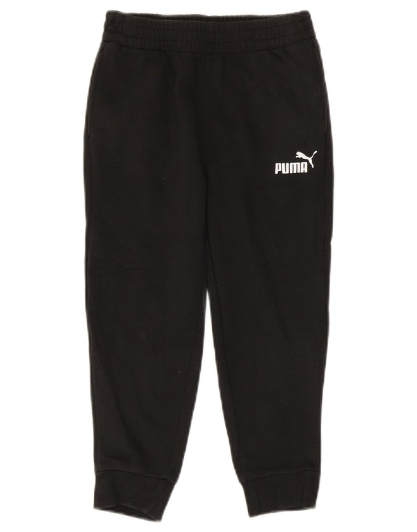 Puma Pantalon de Survêtement Garçon 5-6 Ans Noir Coton