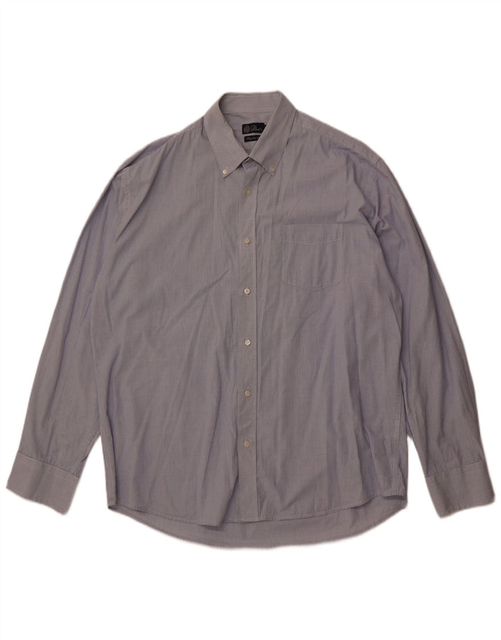 DACK'S Chemise coupe classique pour homme 2XL à carreaux bleus