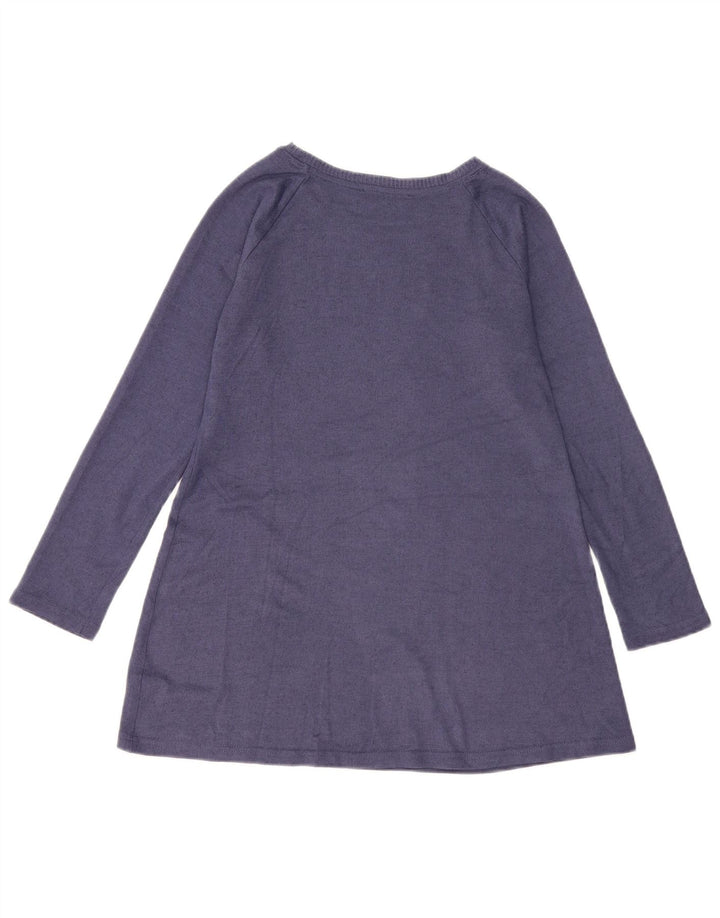 Marks & Spencer Tunique à manches longues pour femme UK 10 Small Bleu marine