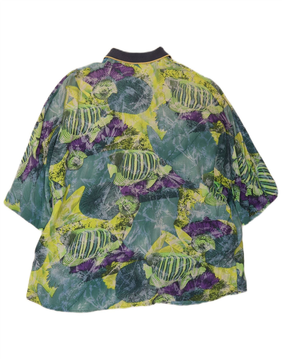 CARREL Chemise à Manches Courtes à Motif Abstrait Homme Petit Multicolore