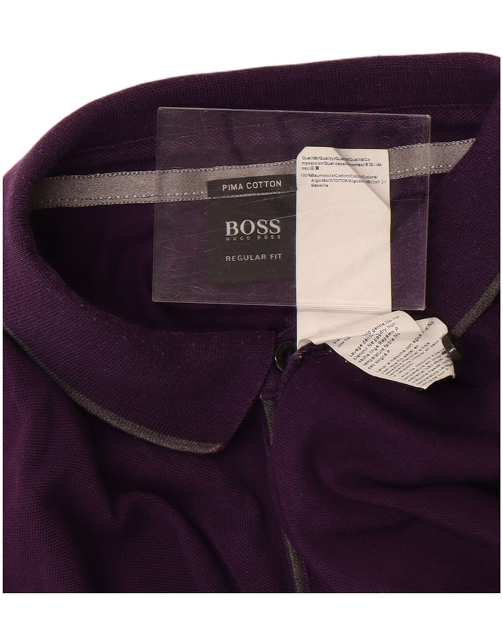 Hugo Boss Homme Regular Fit Polo Grand Violet Coton