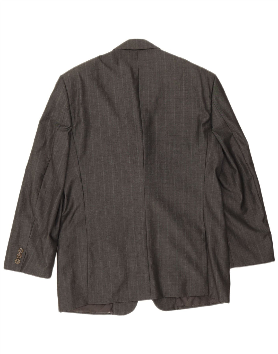 Valentino Veste Blazer 3 Boutons Homme IT 50 Large Gris Laine Vierge