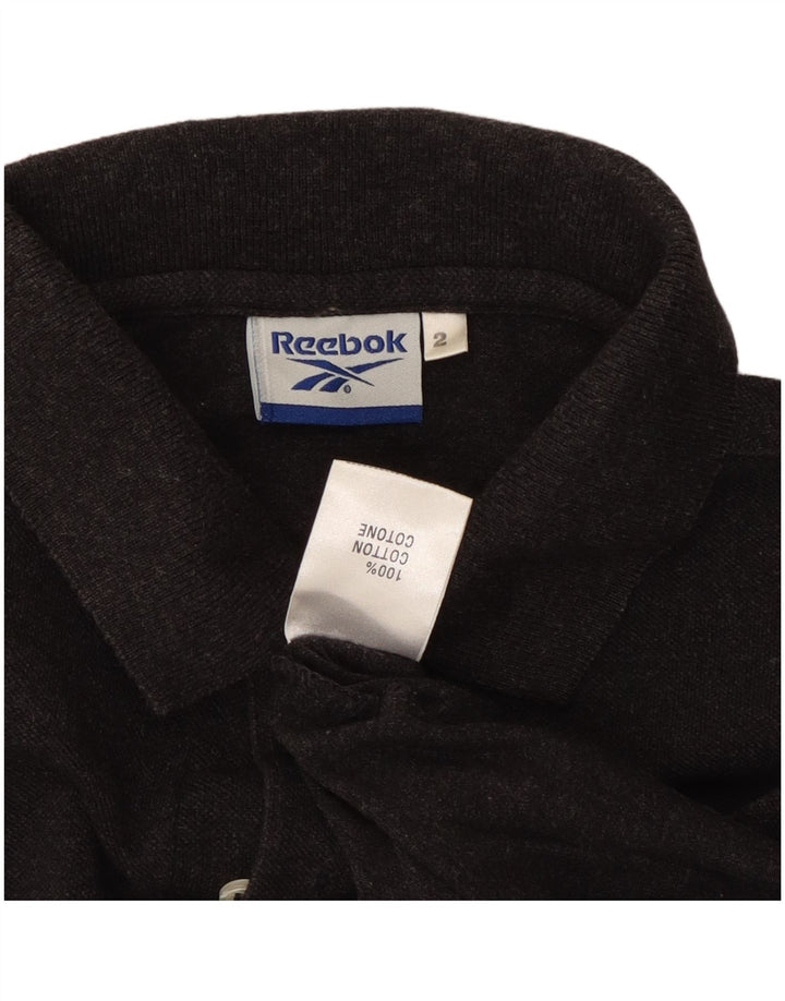 REEBOK Polo Homme Gris Moyen Coton