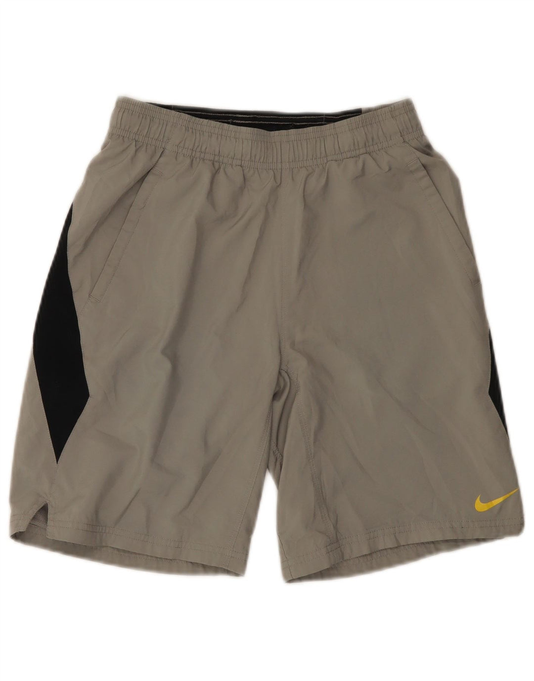 NIKE Short de sport garçon 10-11 ans Gris moyen Colourblock Sports
